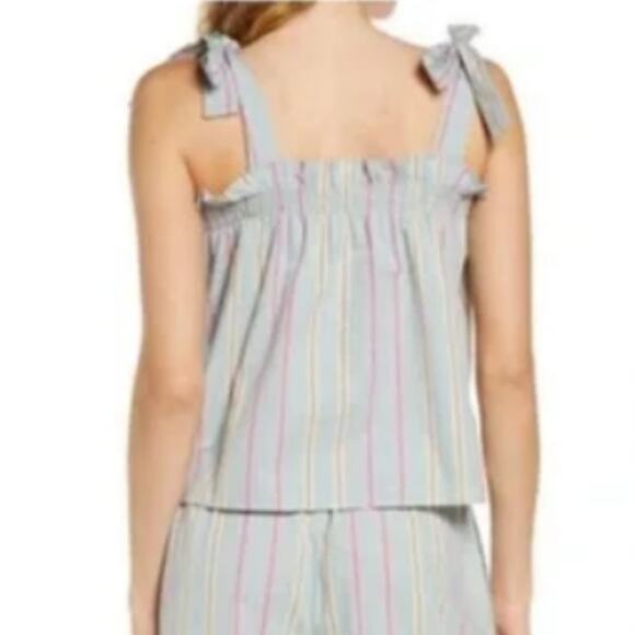 New ~ OPEN EDIT ~ Nordstrom 100% Cotton Poplin Top Small ~ - Picture 7 of 7